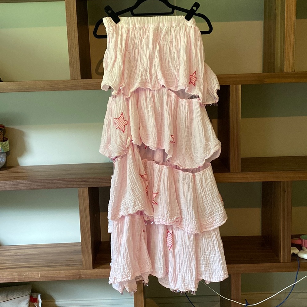 Capuccino Pink Maxi Skirt